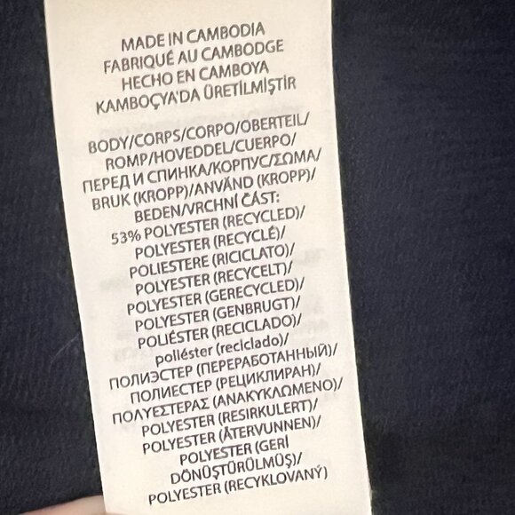 RLX Ralph Lauren Men’s GOLF Hybrid Mockneck Jacket Wool Blend Navy Full Zipper - Picture 15 of 16